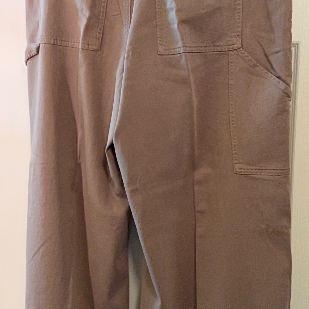 American Eagle wide leg brown/tan jeans - Picture 2 of 9